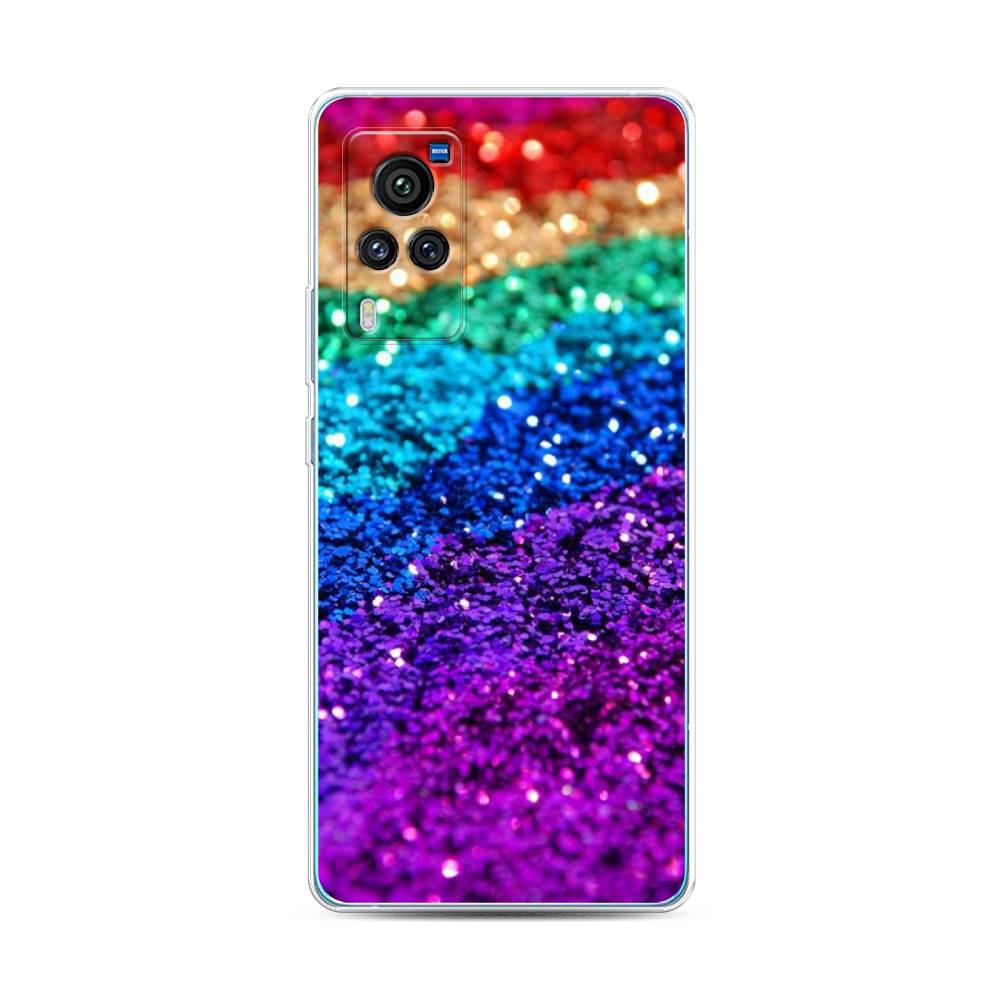 

Чехол Awog на Vivo X60 Pro "Блестящая радуга рисунок", 263850-3