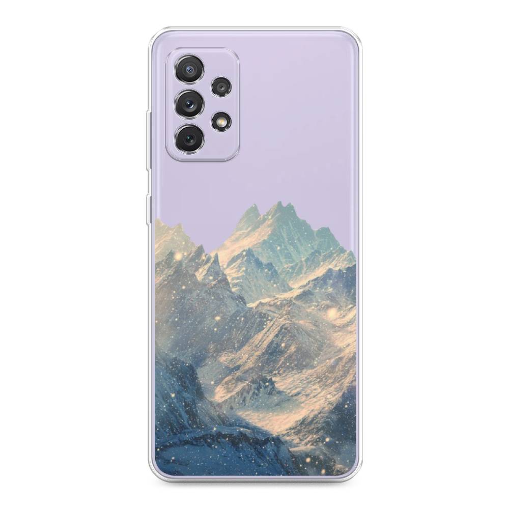 

Чехол Awog на Samsung Galaxy A73 / Самсунг A73 "Горы арт 2", Серый, 2104650-10