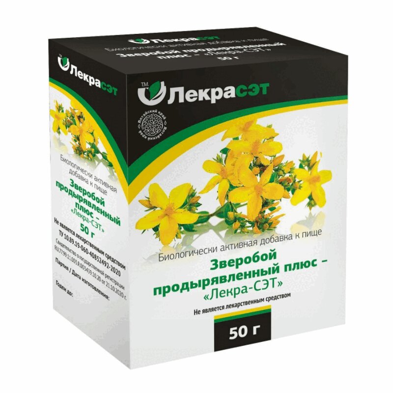

ЗВЕРОБОЙ ПРОДЫРЯВЛЕННЫЙ ПЛЮС-ЛЕКРА-СЭТ 50,0