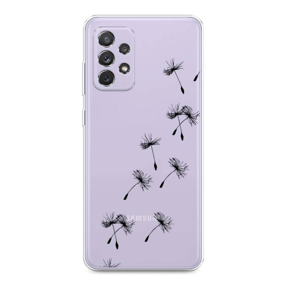 

Чехол Awog на Samsung Galaxy A73 / Самсунг A73 "Летящие одуванчики", Черный, 2104650-8