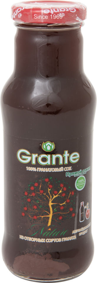 Сок Grante Nature Гранатовый 250 мл 115₽