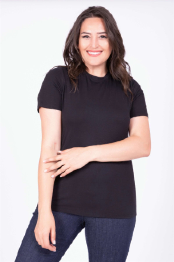 

Футболка женская My Line Moda 624 черная L, 624