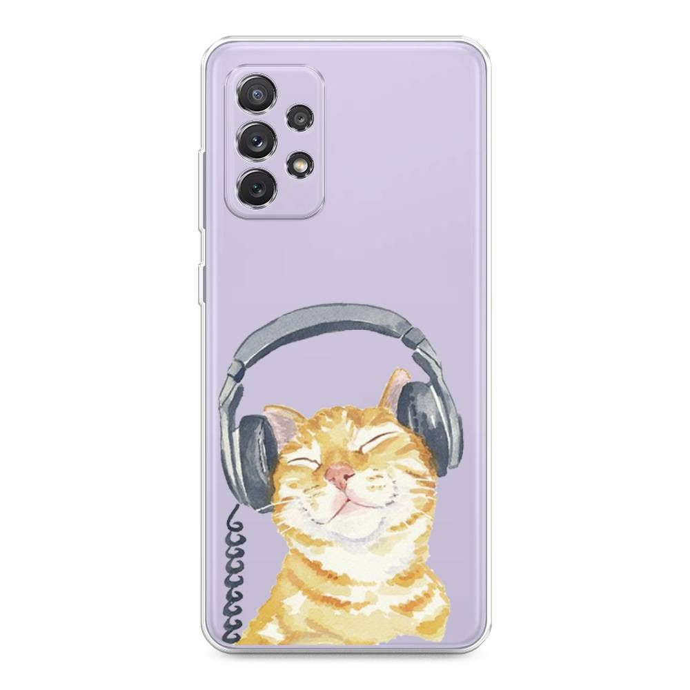 

Чехол Awog "Кот меломан" для Samsung Galaxy A73