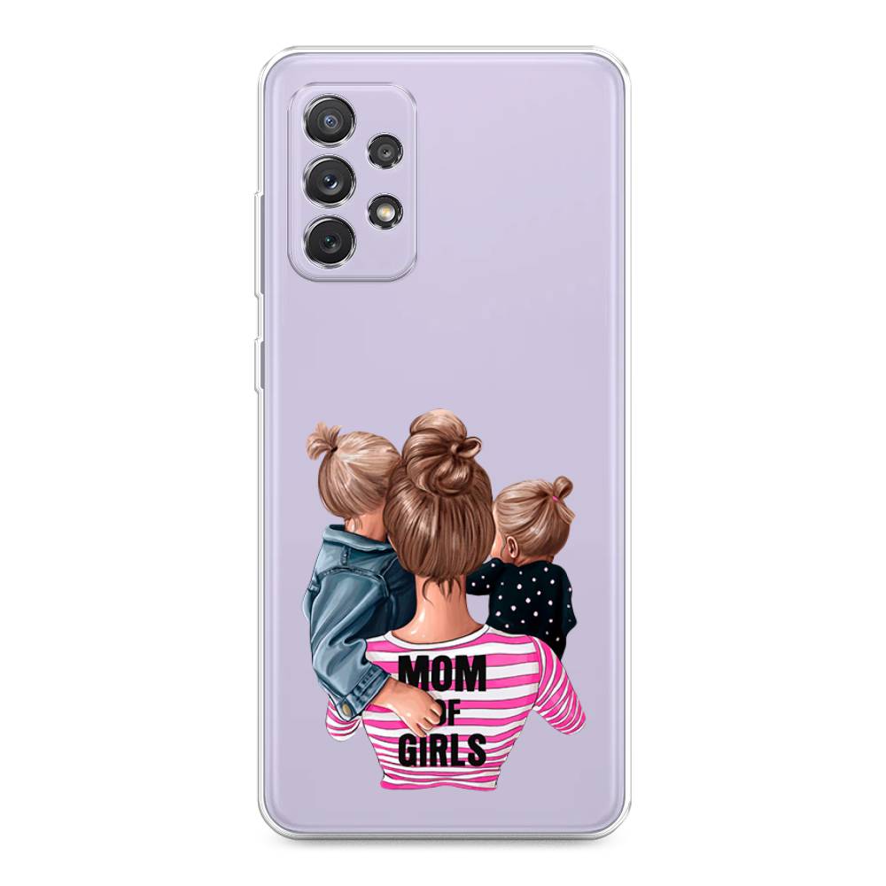 

Чехол Awog на Samsung Galaxy A73 / Самсунг A73 "Mom of Girls", Синий;розовый;черный, 2104650-6