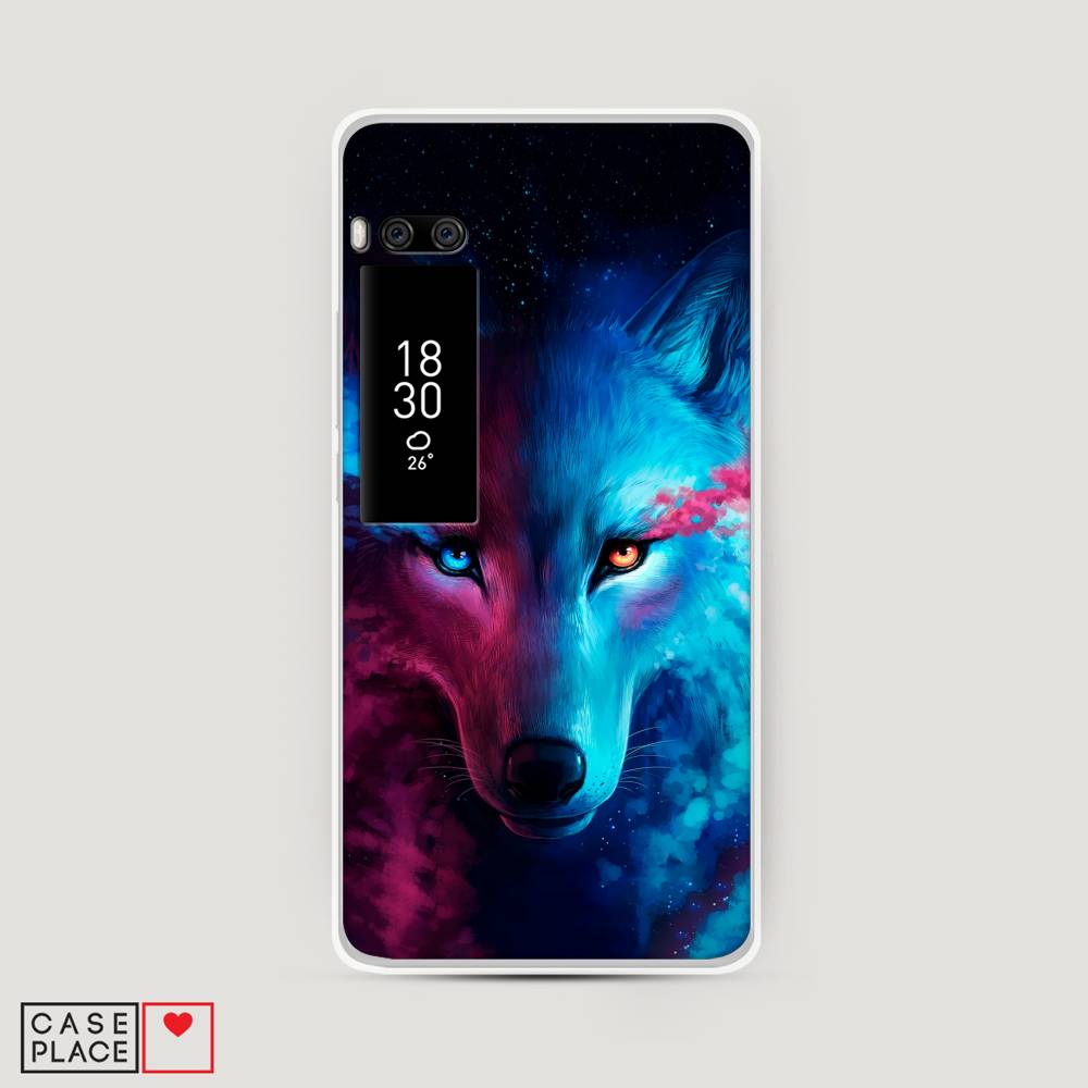 

Чехол Awog на Meizu Pro 7 "Волшебный волк", Черный;серый, 71850-1