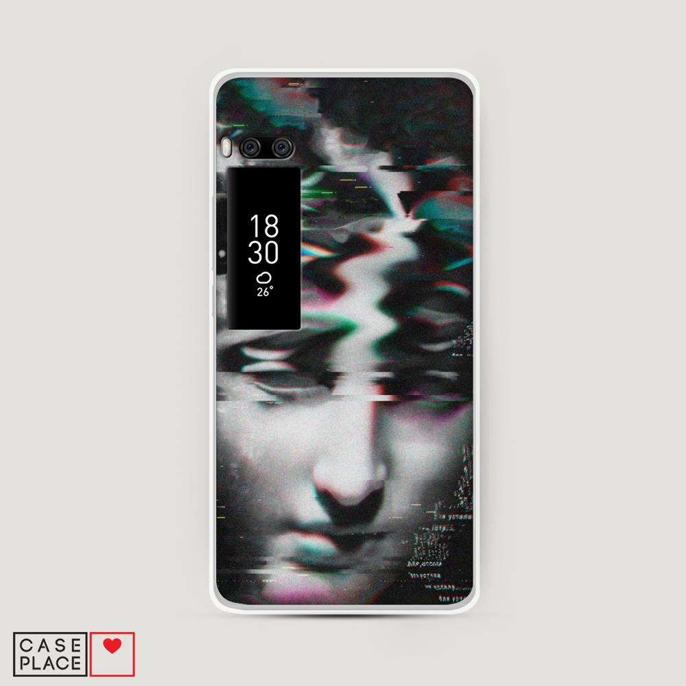

Чехол Awog на Meizu Pro 7 "Glitch Art", Серый, 71850-9