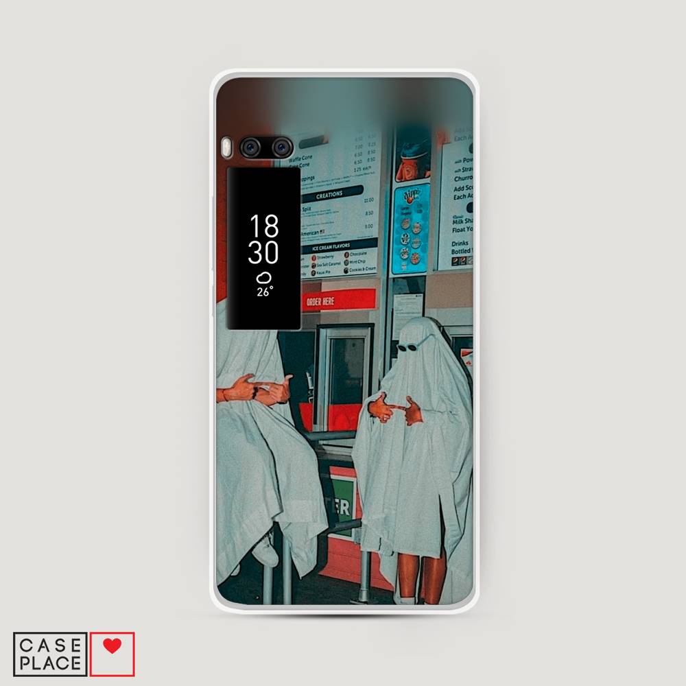 

Чехол Awog на Meizu Pro 7 "Chillin Killin", Красный, 71850-9