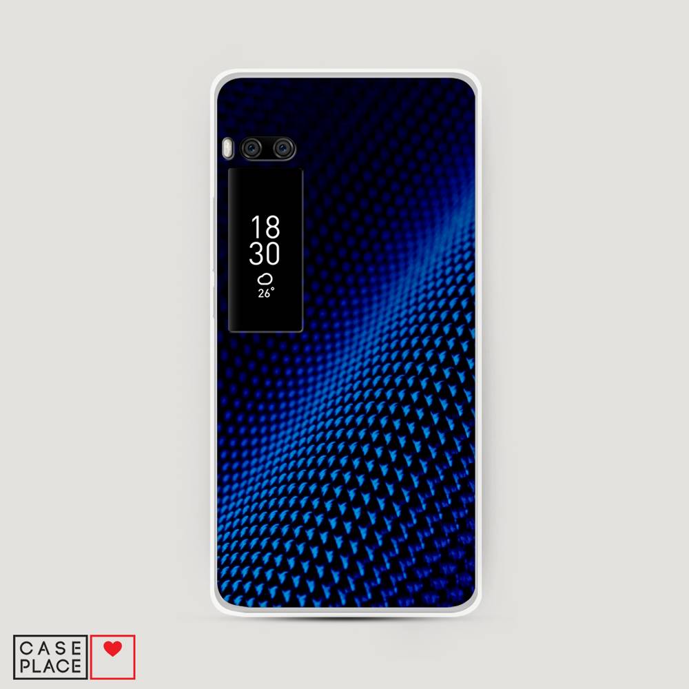 

Чехол Awog на Meizu Pro 7 "Синий карбон", Черный;синий, 71850-3