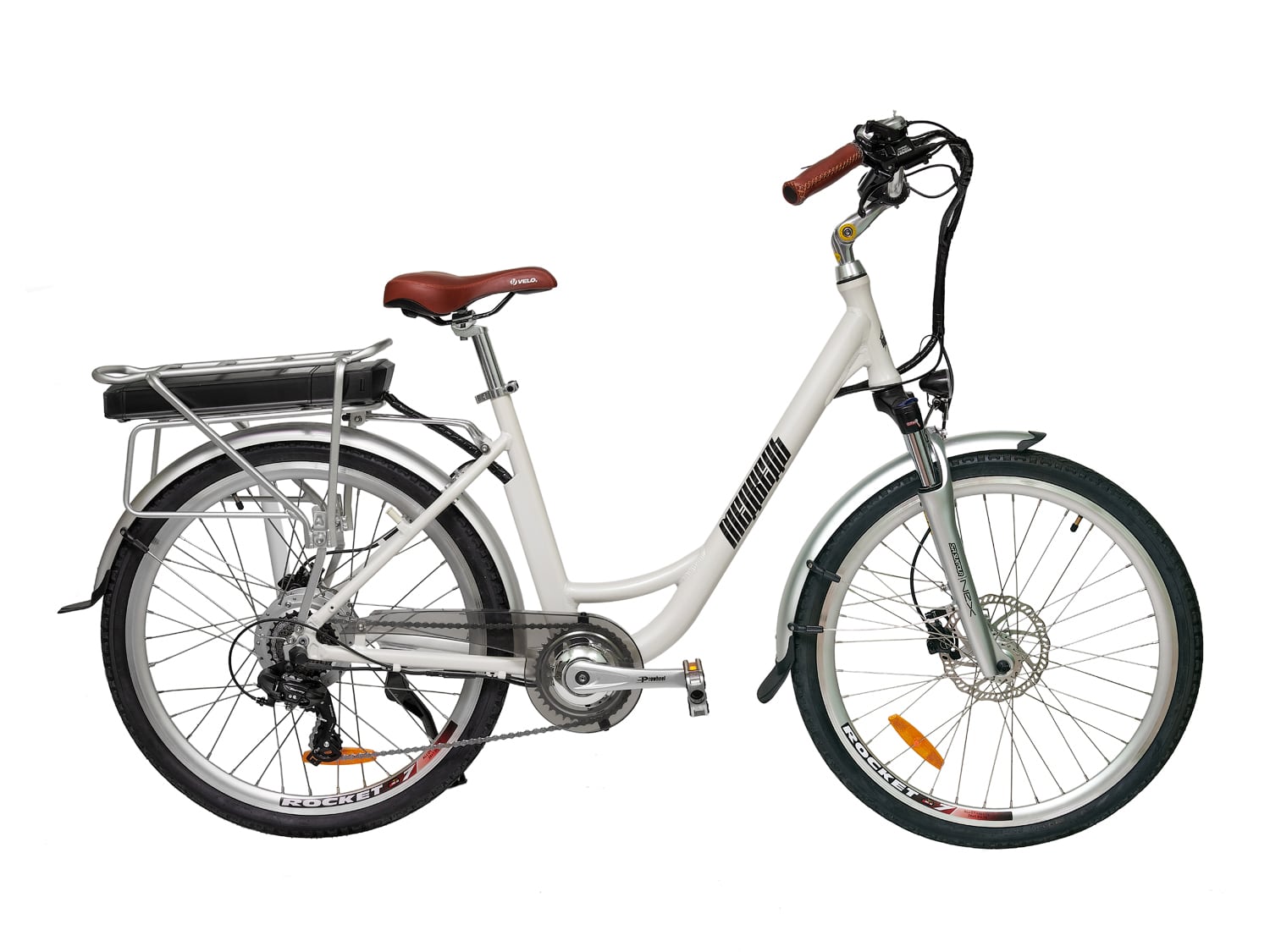 Электровелосипед Медведь City Белый (2023)