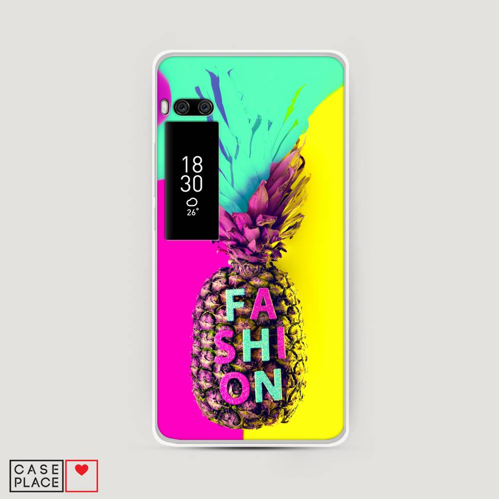 

Чехол Awog на Meizu Pro 7 "Кислотный ананас", Желтый;розовый;голубой, 71850-10
