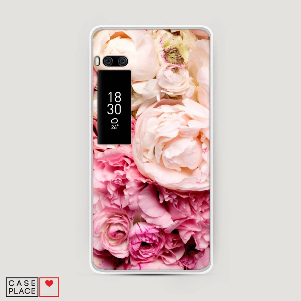 

Чехол Awog на Meizu Pro 7 Plus "Пионы яркие", Розовый, 71950-8