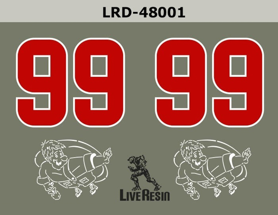 LRD48001 Декали на вертолет Ми-8 период войны в Афганистане