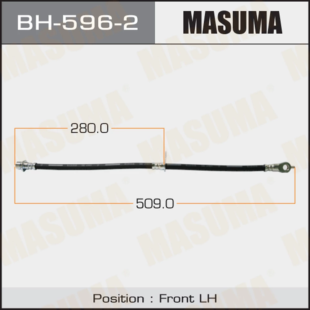 

Шланг тормозной Masuma BH-596-2