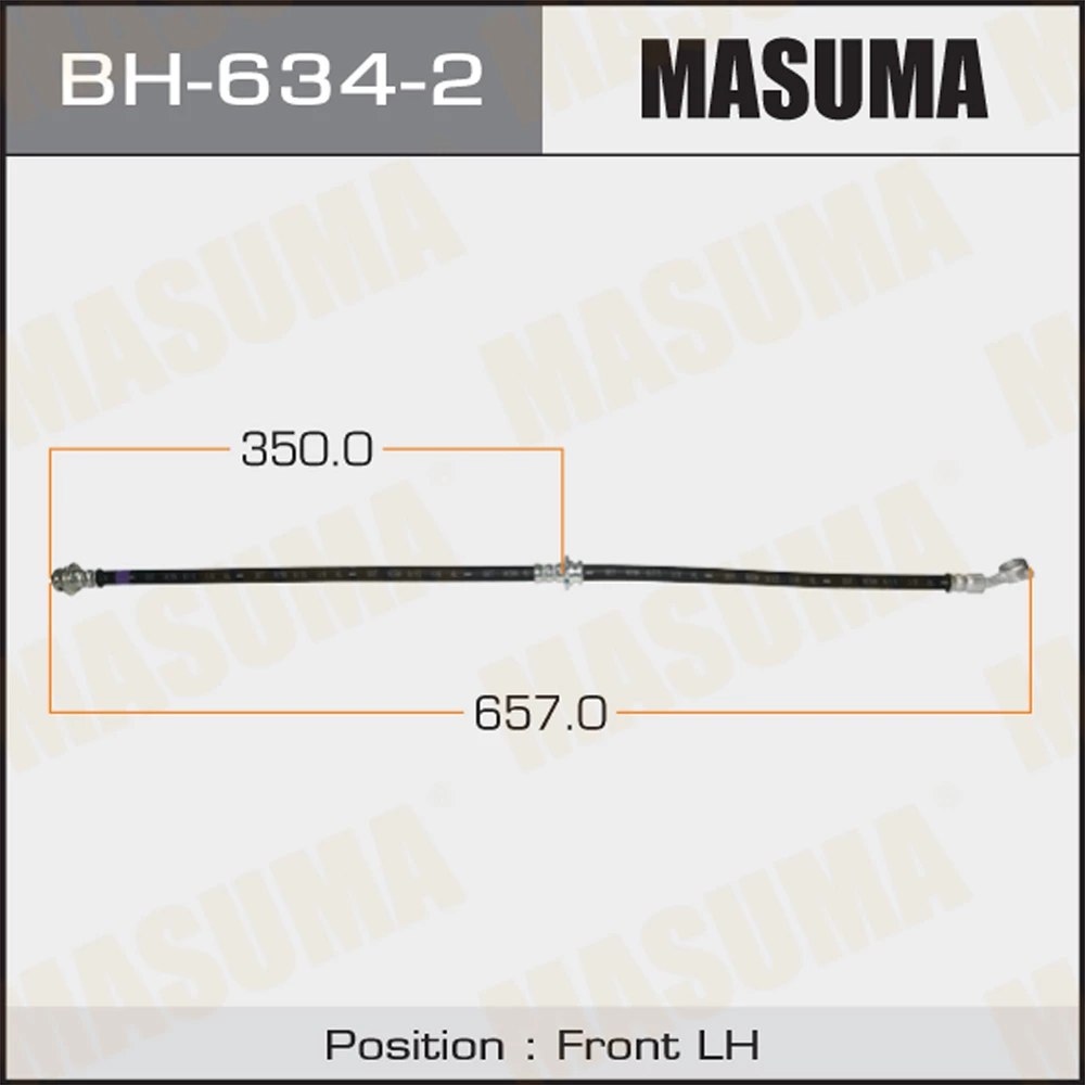 

Шланг тормозной Masuma BH-634-2