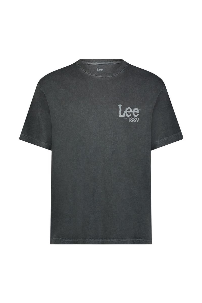 

Футболка мужская Lee 1243499 серая L, Серый, 1243499