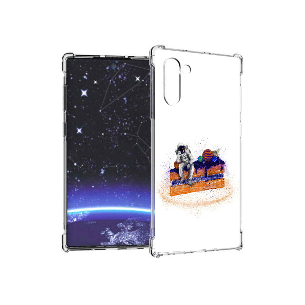 

Чехол MyPads Tocco для Samsung Galaxy Note 10 торт с планетами (PT135782.511.648), Прозрачный, Tocco