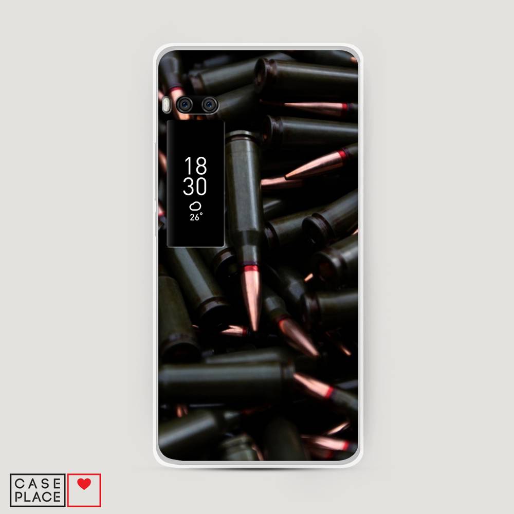 

Чехол Awog на Meizu Pro 7 Plus "Пули черные", Черный;коричневый, 71950-5