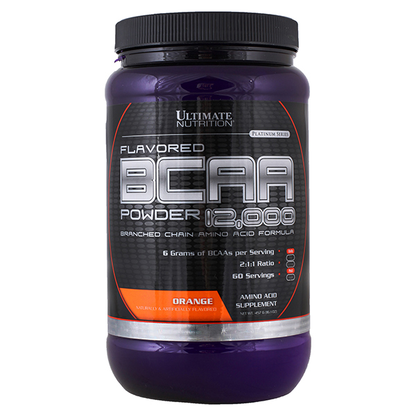Ultimate Nutrition Flavored BCAA Powder 12000 2:1:1, 457 г, вкус: апельсин
