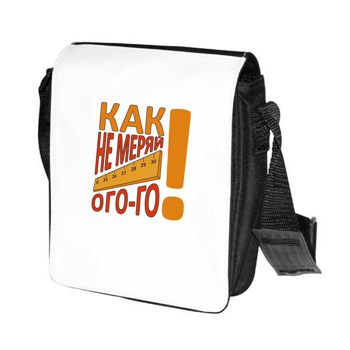 

Сумка унисекс CoolPodarok CN042211 черно-белый, Черный;белый, CN042211
