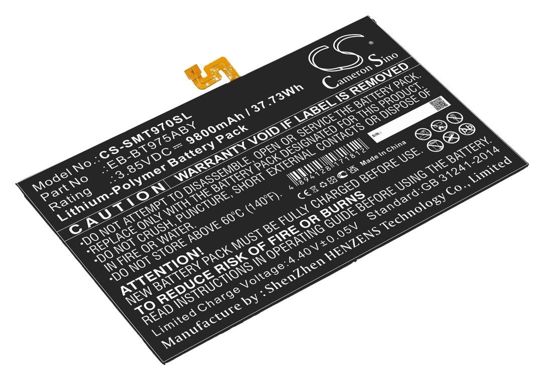 Аккумуляторная батарея CameronSino CS-SMT970SL для планшета Samsung Galaxy Tab S7 Plus 12.