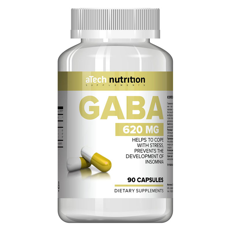 фото Atech nutrition gaba 620 мг, 90 капс