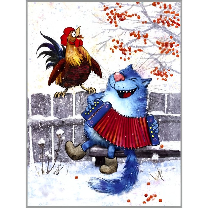 

Алмазная мозаика MILATO Калинка без подрамника 30x40 см, 34 цвета, Калинка