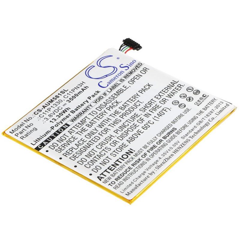 Аккумуляторная батарея CameronSino CS-AUM581SL для планшета Asus MeMO Pad 8 ME581CL (C11P1