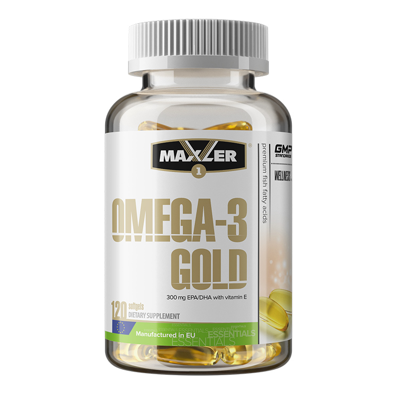 Maxler Omega-3 Gold, 120 капс