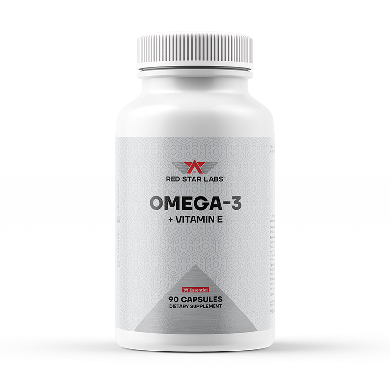 фото Red star labs omega 3 + витамин e, 90 капс