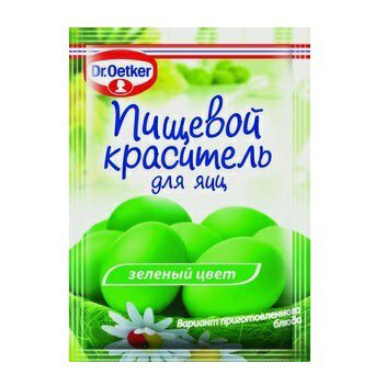 Пищевой краситель Dr. Oetker для яиц жидкий зеленый 5 г