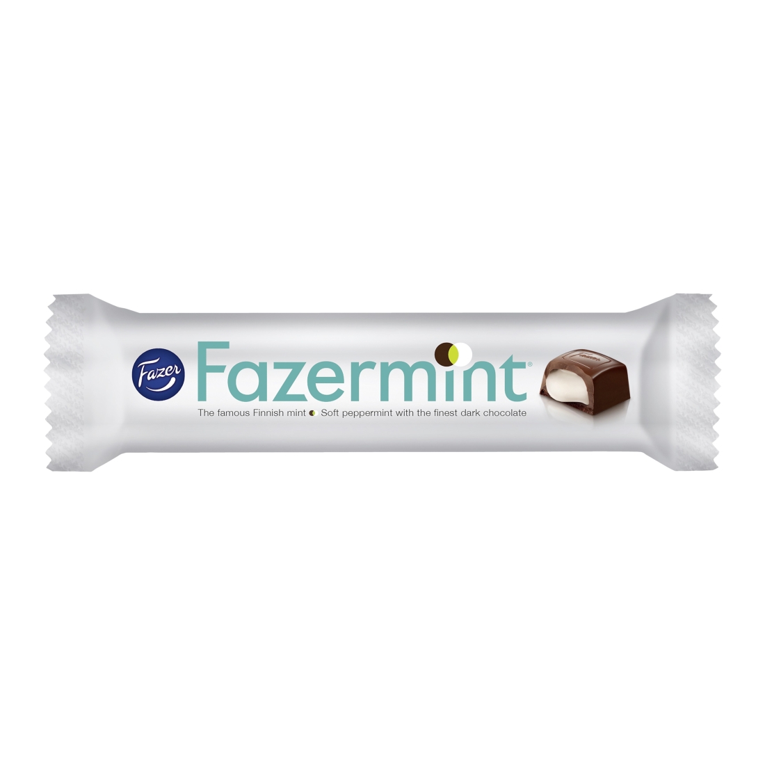 Батончик Fazer Fazermint темный шоколад со вкусом мяты 41 г