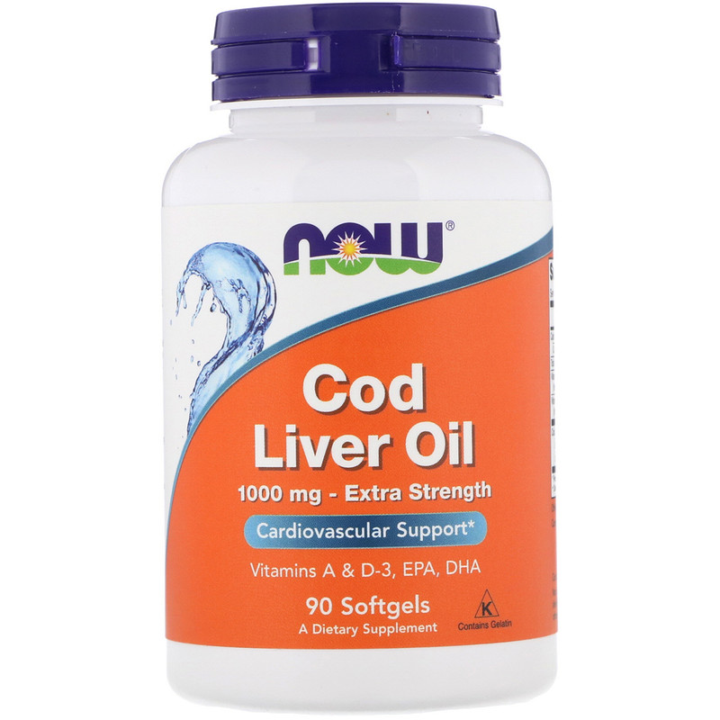 фото Now cod liver oil, 90 капс