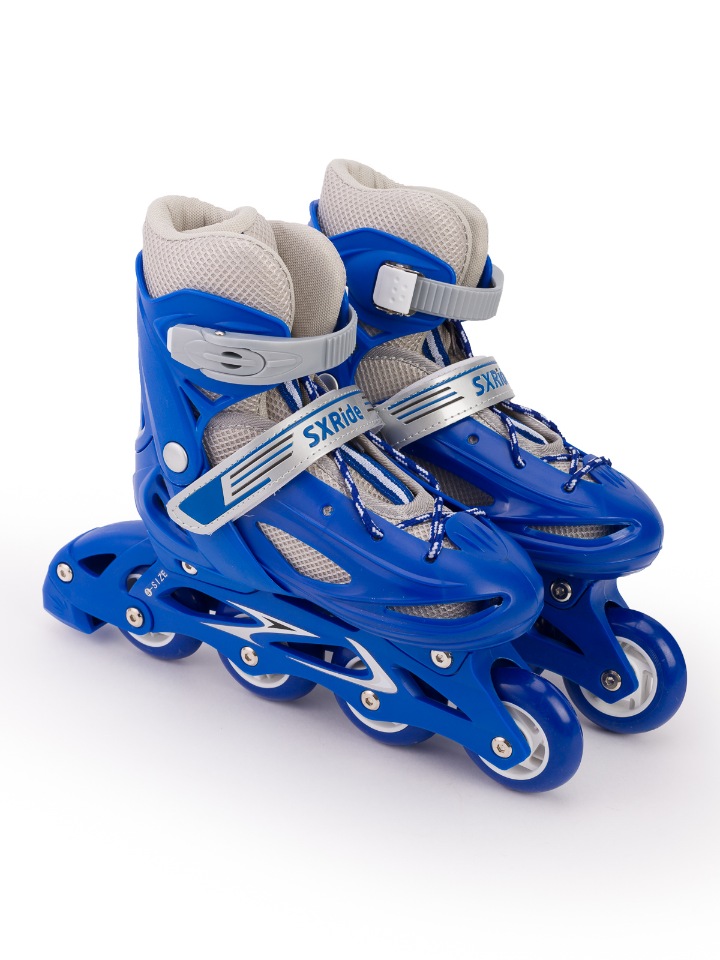 Роликовые коньки SXRIDE раздвижные YXSKT02 синие, р.M (35-38)