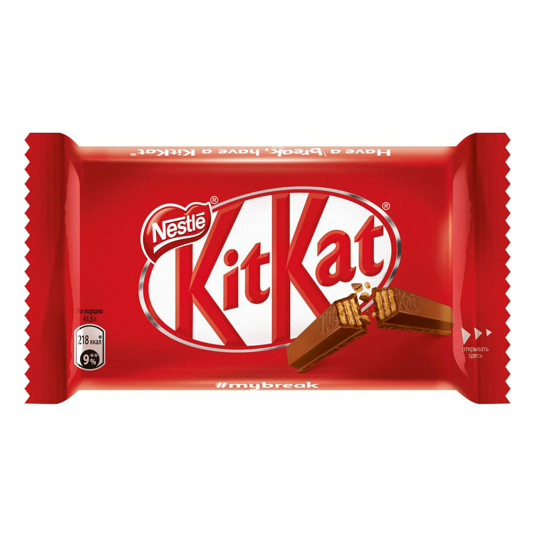 Батончик KitKat 4 пальца с белым шоколадом 41,5 г