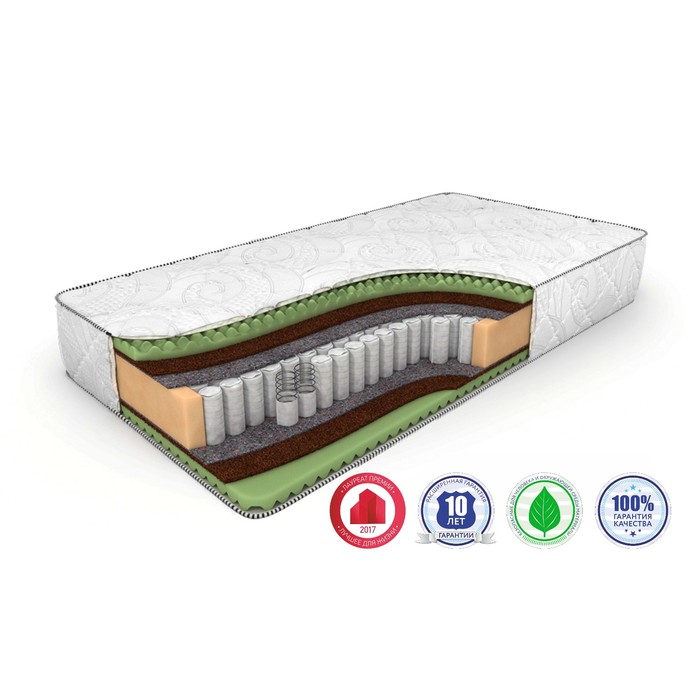 

Матрас Space Massage TFK, размер 140 х 195 см, высота 24 см, трикотаж, Белый, Space Massage TFK