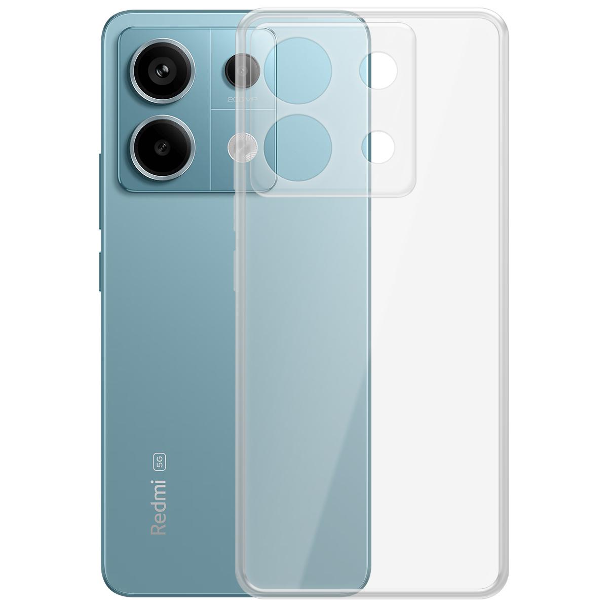 

Чехол-накладка Krutoff Clear Case для Case Xiaomi Poco X6-Redmi Note 13 Pro 5G, Прозрачный