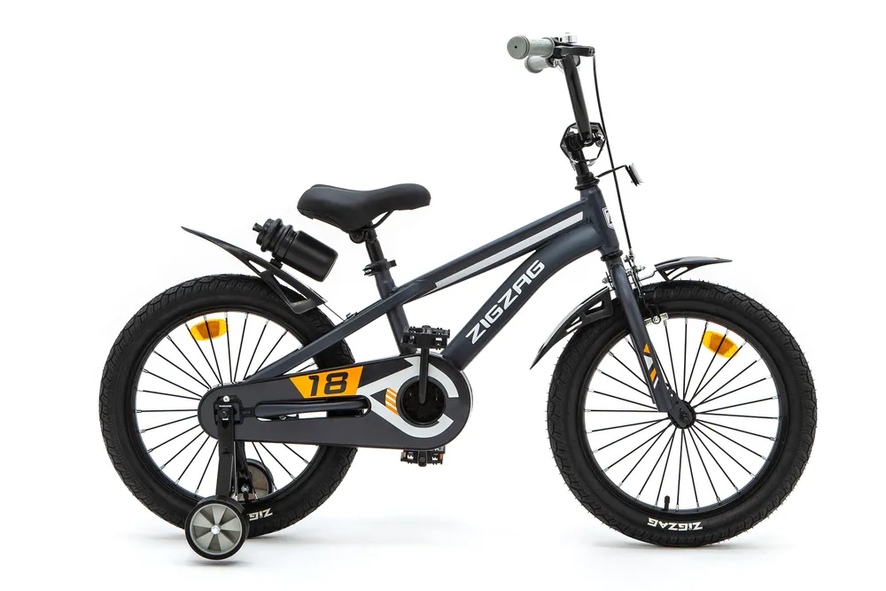 

Велосипед детский ZIGZAG CROSS двухколесный 18 черный, CROSS