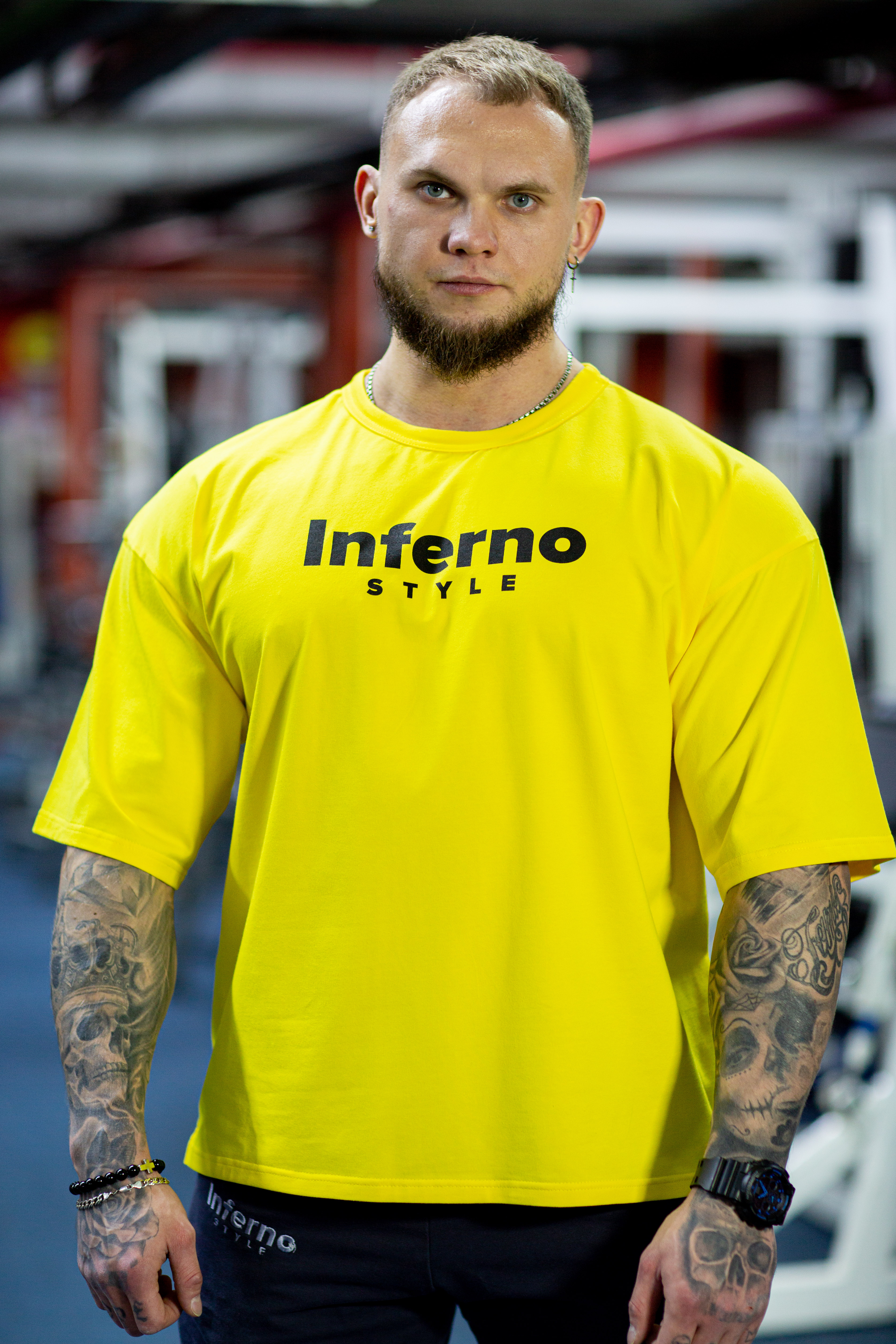 

Футболка мужская INFERNO style Ф-008-002 желтая XL, Желтый, Ф-008-002