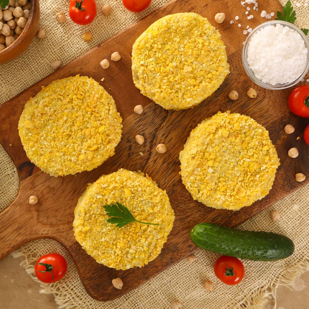 

Котлеты картофельные МясновЪ с нутом в кукурузной панировке