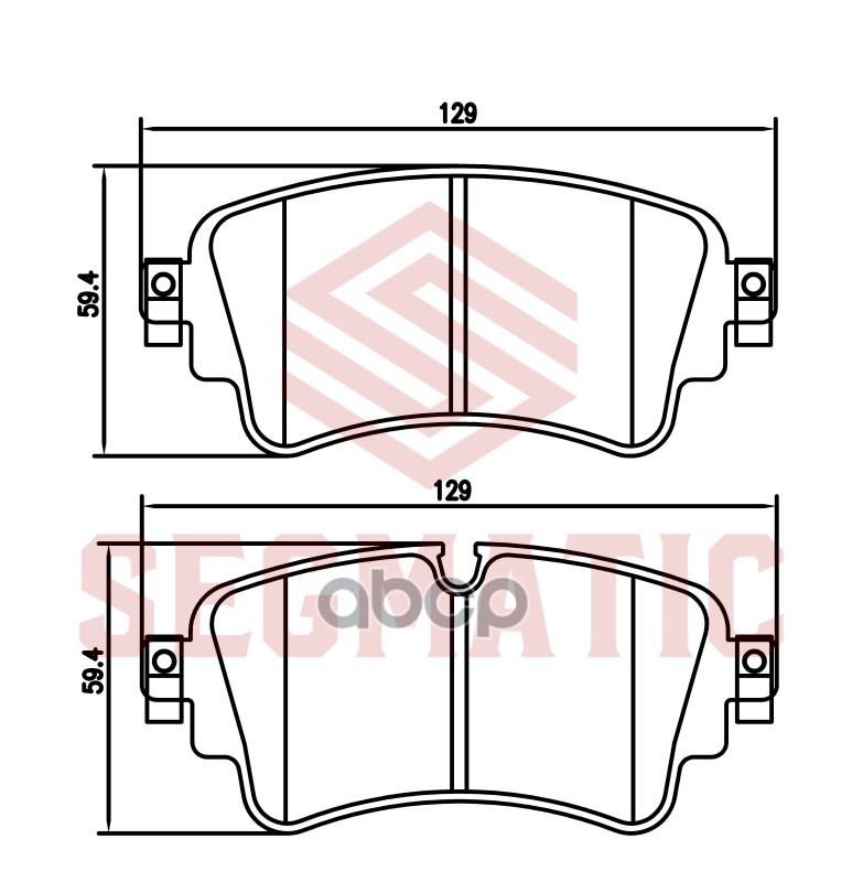 

Колодка Торм Диск Зад Audi A4 (8W2, B9) 2015- SEGMATIC SGBP2762