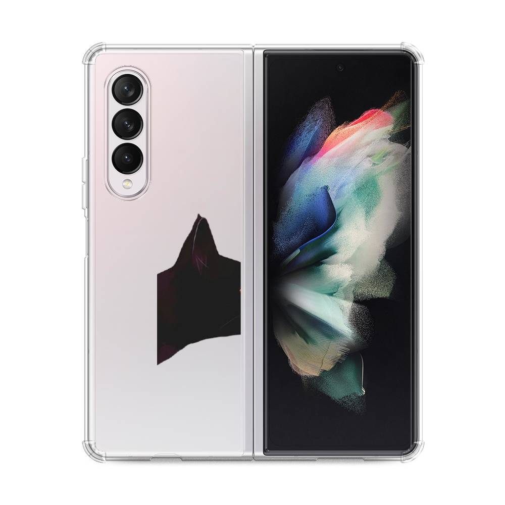 

Чехол Awog "Черный кот и бабочка" для Samsung Galaxy Z Fold 3