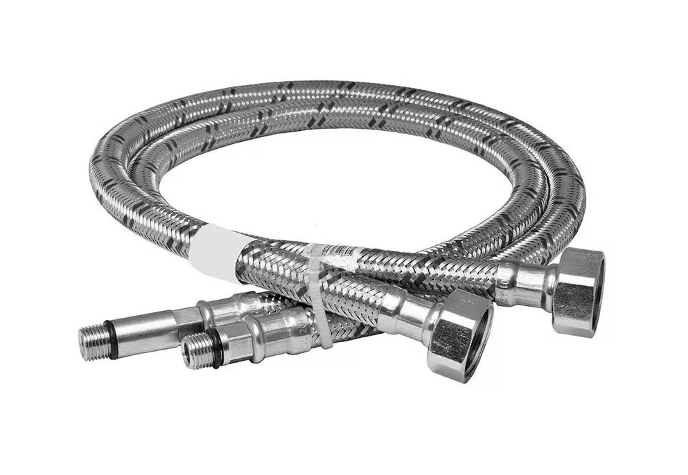 

Гибкая подводка Tucai в стальной оплетке для смесителя 1/2-M10x1 L17/L37, 60 см, вн. - нар, Серый