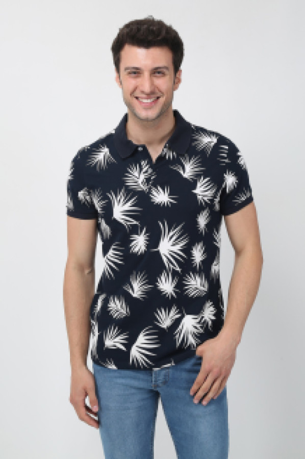 

Футболка мужская Terapi Giyim 25537 синяя 2XL (доставка из-за рубежа), 25537