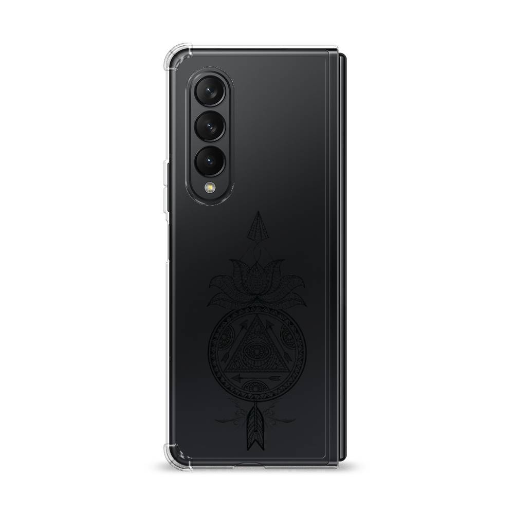 

Чехол Awog "Талисман арт черный" для Samsung Galaxy Z Fold 3