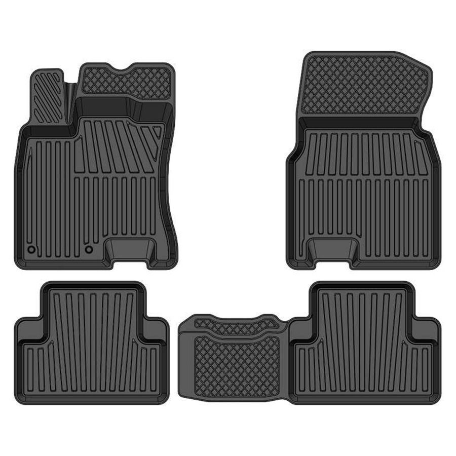 

Коврик SRTK Коврики резиновые в салон 3D PREMIUM для Nissan Qashqai (2006-2013)