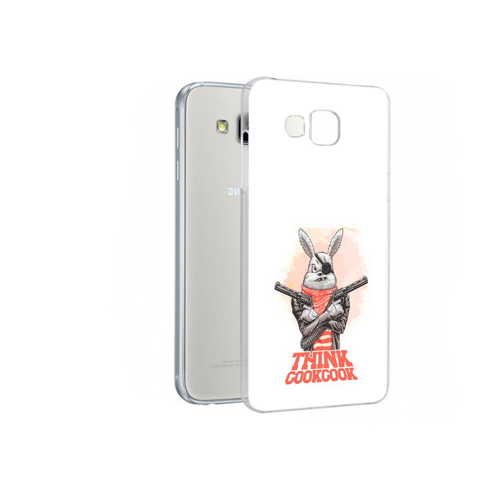 

Чехол MyPads Tocco для Samsung Galaxy A7 кролик пират, Прозрачный, Tocco