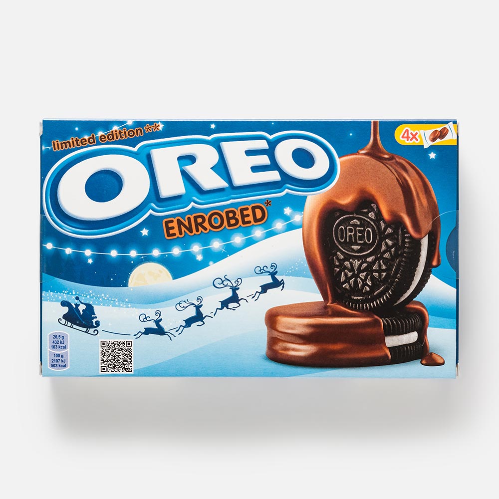 фото Печенье oreo с какао ванилью в глазури 164г mondelez