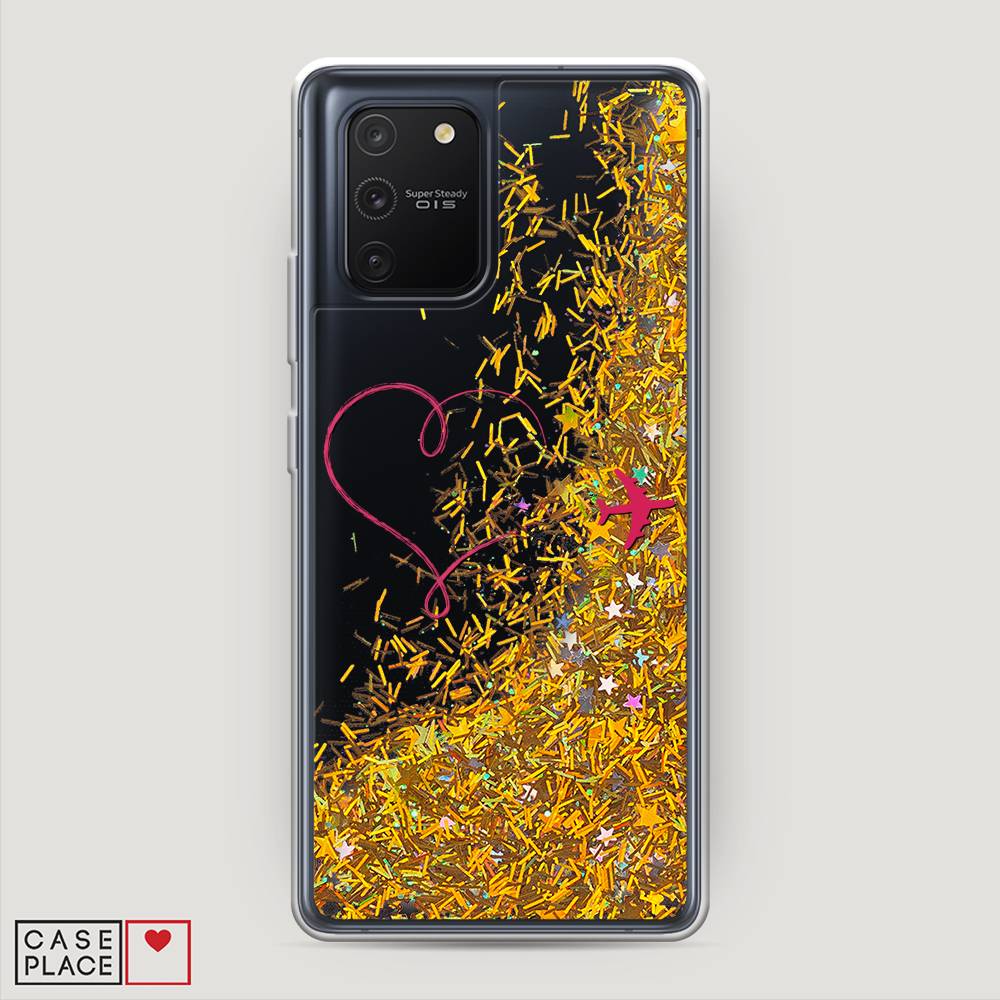 

Чехол Awog на Samsung Galaxy S10 Lite / Самсунг S10 Lite "Сердце и самолет", Разноцветный, 210090-1