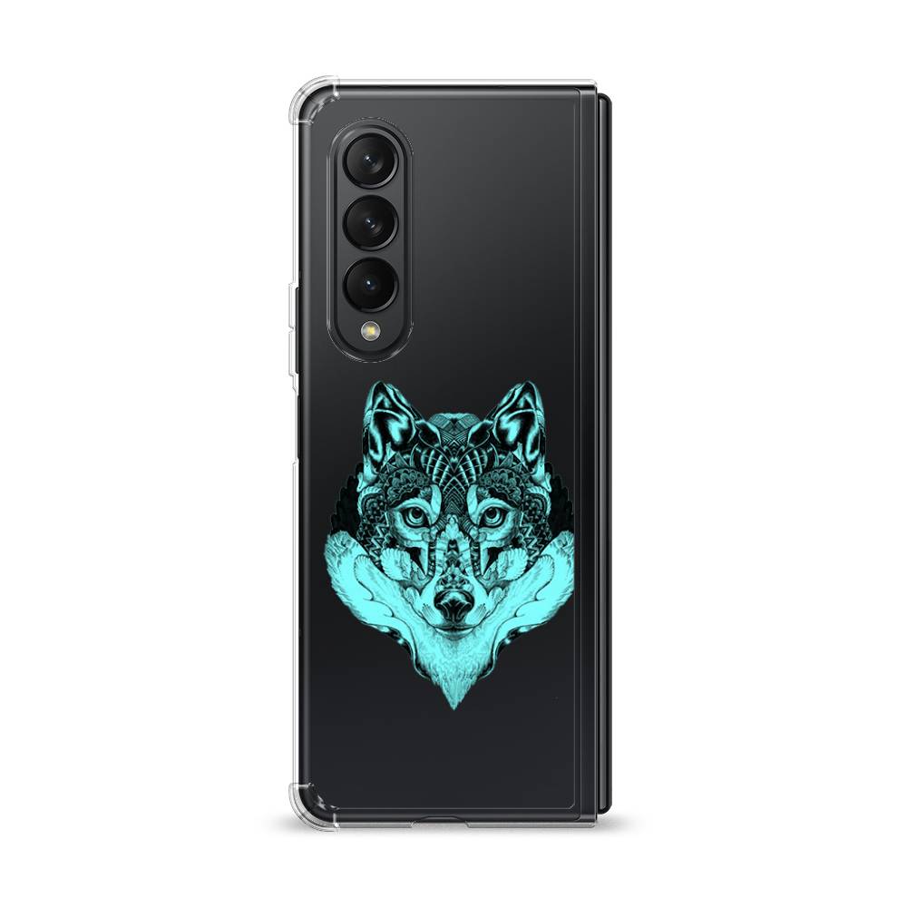 

Чехол Awog "Бирюзовый волк" для Samsung Galaxy Z Fold 3