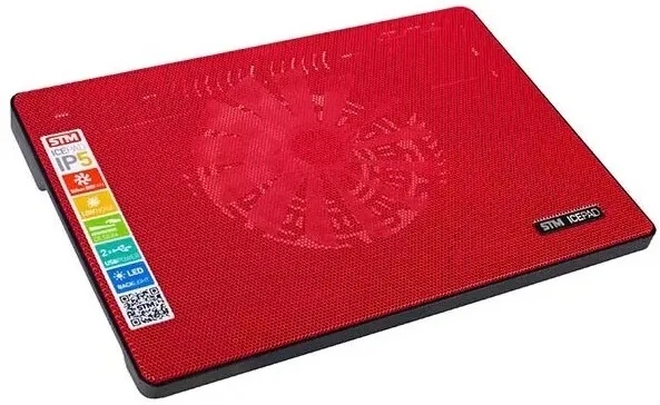 фото Подставка для ноутбука stm icepad ip5 ip5 красный